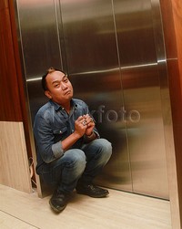 Azis saat ditemui di Menara Bank Mega, Tendean, Jakarta Selatan. Pool/Gus Mun/detikFoto.