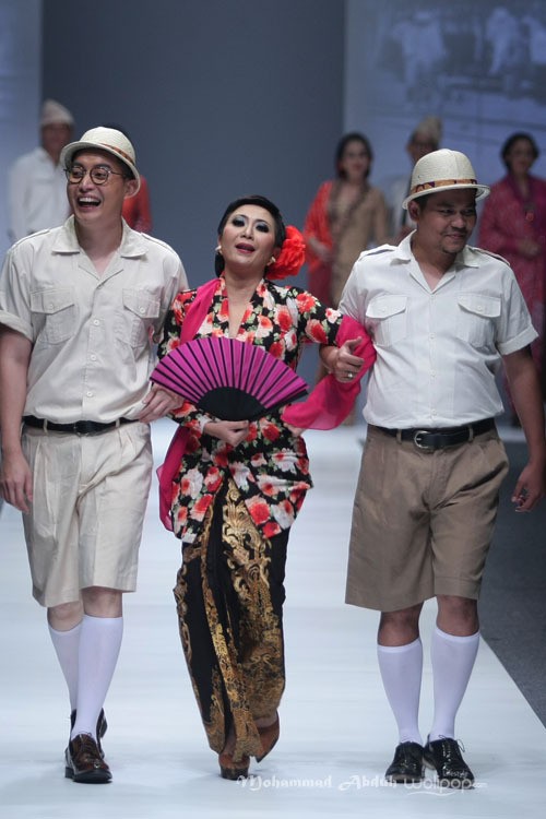 Anne Avantie Gambang Semarang Jakarta Fashion Week 2016 at Senayan City. Jakarta. [Foto: Mohammad Abduh/Wolipop]