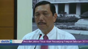 Presiden Jokowi Tidak Akan Perpanjang Freeport Sebelum 2019