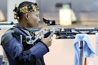 Di kejuaraan ini Hasan meraih 200.2 poin.