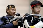 Petembak Indonesia Hasan Busri Raih Medali Perak
