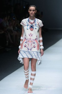 Arkamaya by Danny Satriadi X Rajasa Pramesywara Ikatan Perancang Mode Indonesia Jakarta Fashion Week 2016 at Senayan City. Jakarta. [Foto: Mohammad Abduh/Wolipop]