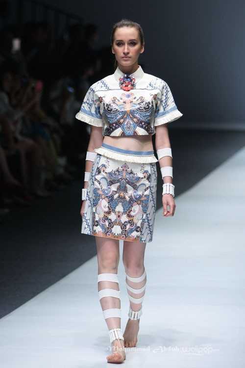 Arkamaya by Danny Satriadi X Rajasa Pramesywara Ikatan Perancang Mode Indonesia Jakarta Fashion Week 2016 at Senayan City. Jakarta. [Foto: Mohammad Abduh/Wolipop]