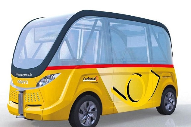 Swiss Bakal Punya Bus Umum Tanpa Pengemudi
