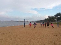 Pantai di wilayah Townsville, Queensland merupakan salah satu destinasi wisata di Negeri Kangguru. Pantai ini pun menawarkan kenyamanan dan keamanan maksimal untuk turis (Feby/detikTravel)