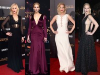 Nah, manakah dari penampilan Jennifer Lawrence yang menarik perhatian Anda? Getty Images/detikFoto.