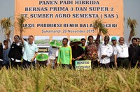 Jumlah lahan yang dipanen mencapai 23 hektar.