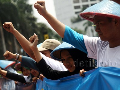 Peringatan Hari Perikanan Sedunia di Bundaran HI