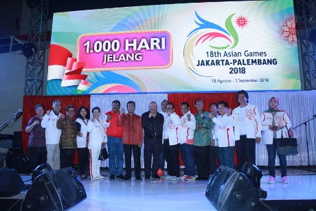 Indonesia Hitung Mundur 1.000 Hari Menuju Asian Games 2018
