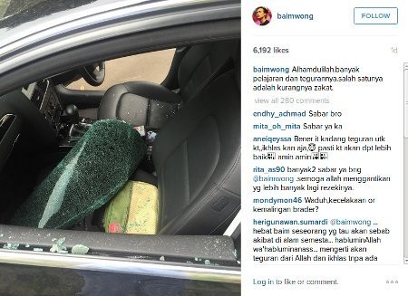 Mobil Dibobol Maling, Baim Wong Merasa Kurang Zakat