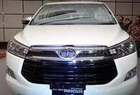 Innova kini ditawarkan dengan tiga tipe yakni tipe G, V dan Q. Tipe Q merupakan varian tertinggi yang kini menjadi tipe terbaru. Alfathir Yulianda/detikFoto.
