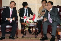 Pertemuan tersebut untuk membahas kerja sama bilateral dan antar parlemen. Lamhot Aritonang/detikFoto.