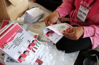     Pilkada Kota Depok akan diikuti dua pasangan calon. Mereka adalah Dimas Oky Nugroho-Babai Suhaimi dan Muhammad Idris-Pradi Supriatna. Pool/Lamhot Aritonang/detikFoto.