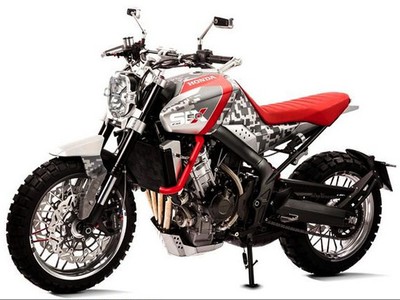 Ini Tampang Moge Honda ala Scrambler