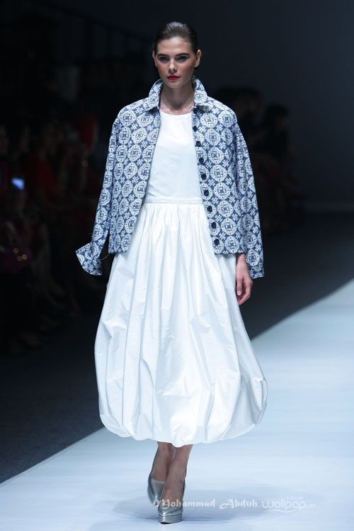 Chossy Latu for Danar Hadi Solometrix Yayasan Jantung Indonesia. Jakarta Fashion Week 2016 at Senayan City. Jakarta. [Foto: Mohammad Abduh/Wolipop]