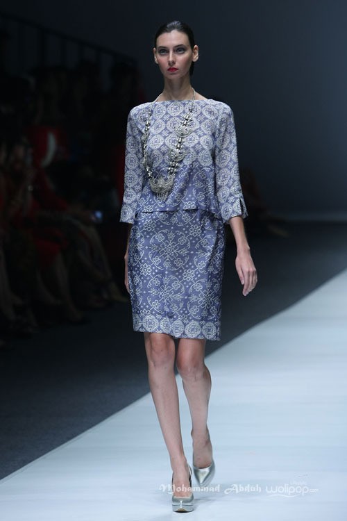 Chossy Latu for Danar Hadi Solometrix Yayasan Jantung Indonesia. Jakarta Fashion Week 2016 at Senayan City. Jakarta. [Foto: Mohammad Abduh/Wolipop]