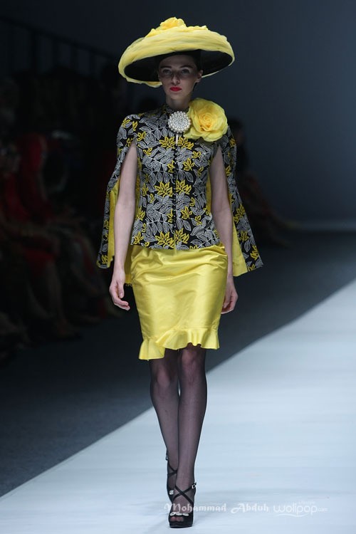 Chossy Latu for Danar Hadi Solometrix Yayasan Jantung Indonesia. Jakarta Fashion Week 2016 at Senayan City. Jakarta. [Foto: Mohammad Abduh/Wolipop]
