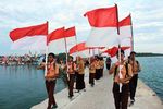 Serunya Karnaval Tengah laut di Morowali, Sulteng
