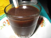 Kopi O yang jadi favorit pengunjung. Aneka kopi per gelas dijual mulai harga Rp 4 ribu hingga Rp 7 ribu (Baban/detikTravel)