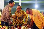 JK dan Prabowo Hadiri HUT Golkar