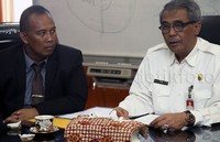 Turut hadir dalam acara itu Ketua Umum Ormas Nasional Ikatan Kebangsaan dan Bela Negara Republik Indonesia (Ikabana RI) Eko Sriyanto Galgendhu dan Sekretaris Dirjen Politik dan Pemerintahan Umum Kementerian Dalam Negeri Budi Prasetyo.