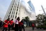Simulasi Penanganan Kebakaran di Senayan City