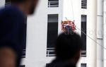 Simulasi Penanganan Kebakaran di Senayan City
