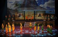 Ketoprak Bangun Majapahit dipentaskan di Teater Besar, TIM, Kamis (26/11/2015) malam.