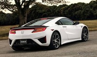 Honda NSX ini menggunakan mesin V6 3.5 liter yang dikawinkan dengan dua motor listrik di depan. Hasilnya, tenaga yang disemburkan bisa mencapai 573 daya kuda dengan torsi 646 Nm.