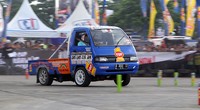 Mobil pikap juga unjuk gigi dalam kejuaraan ini. Pool/TOP 1/detikFoto.