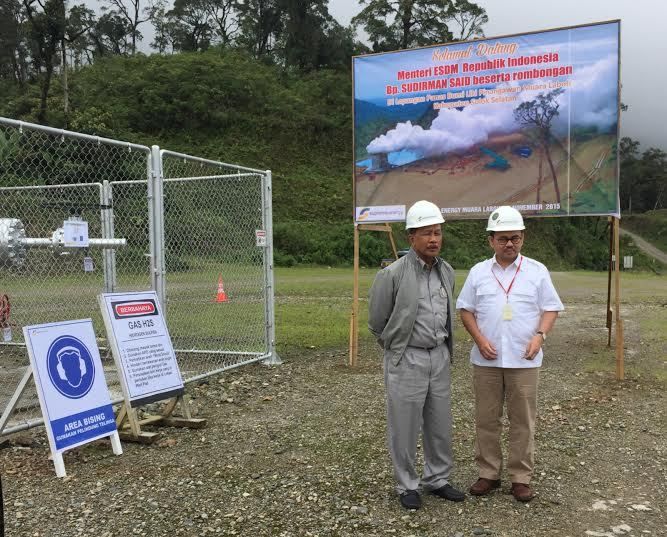 Tinjau PLTP Muara Laboh, Sudirman Said Minta Negosiasi Harga Tinjau PLTP Muara Laboh, Sudirman Said Minta Negosiasi Harga