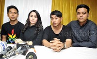 Geisha marah dan kecewa Roby tersangkut narkoba lagi. Pool/Noel/detikFoto.