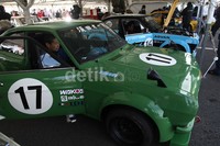 Salah satu stand yang paling ramai dilihat oleh para pengunjung adalah jejeran mobil tua Nissan dan Datsun yang sudah dimodifikasi sedemikian rupa yang siap turun di ajang fun race Nissan Nismo