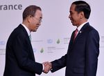 Presiden Prancis dan Sekjen PBB Sambut Jokowi di COP 21