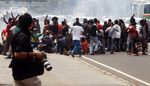 Demo Aliansi Mahasiswa Papua Ricuh