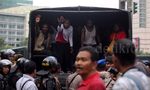 Aksi Mahasiswa Papua di Bundaran HI