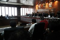 Suasana sidang terkait Pilkada di kantor DKPP, Jl MH Thamrin, Jakarta Pusat.