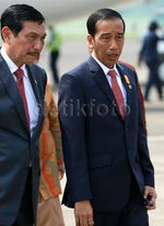 Presiden Joko Widodo Tiba di Tanah Air