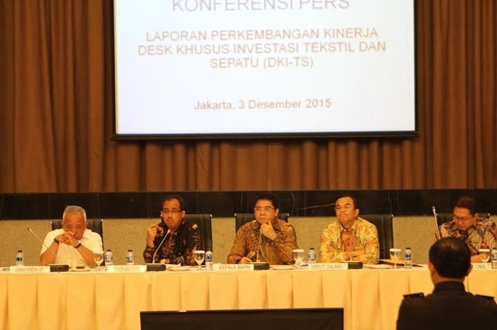 Pengusaha Tekstil dan Sepatu Curhat ke BKPM, Ini Isinya