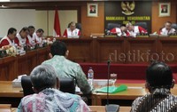 Maroef Sjamsoeddin menjelaskan perihal pertemuan-pertemuan dengan Ketua DPR Setya Novanto. Lamhot Aritonang/detikFoto.