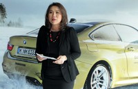 Presiden Direktur BMW Group Indonesia, Karen Lim memberikan sambutan. Pool/BMW.