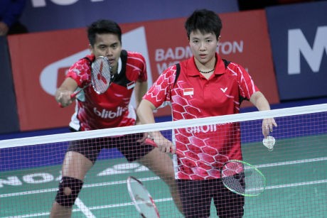 Tontowi/Liliyana, Praveen/Debby, dan Ahsan/Hendra Pijak Perempatfinal