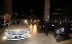 Mobil-mobil Mewah di Resepsi Putri Novanto
