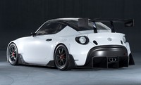 Konsep Toyota S-FR versi balap akan ditampilkan pertama kali di pameran modifikasi mobil Tokyo Auto Salon 2016 mendatang. Pool/Toyota/detikFoto.