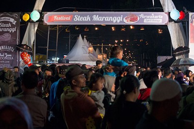 Potret Kemeriahan Festival Steak Maranggi 2015 di Purwakarta