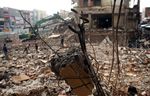 Pasar Blok A Mulai Rata dengan Tanah