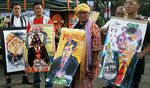 Aksi Seniman Tuntut Setya Novanto Mundur