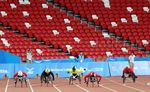 Aksi-aksi dari Lapangan Atletik