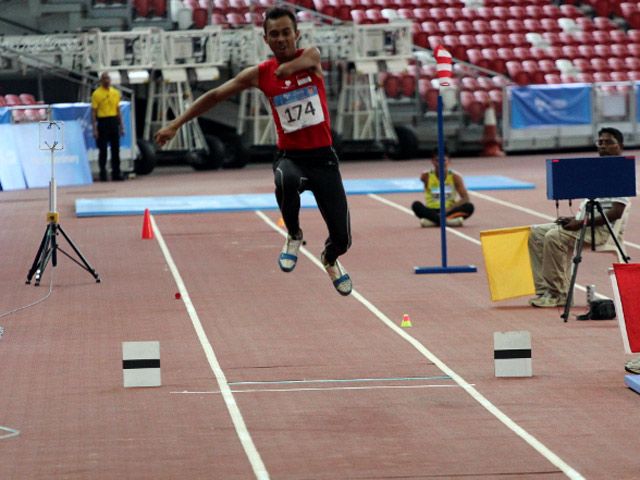 Aksi-aksi dari Lapangan Atletik