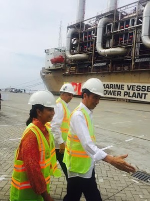 Jokowi dan Erdogan Sepakat Kapal Genset Raksasa Dibuat di RI
